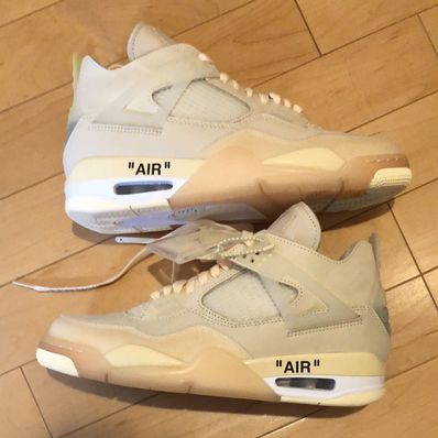 Off-White × Nike Women's Air Jordan 4 SP "Sail"