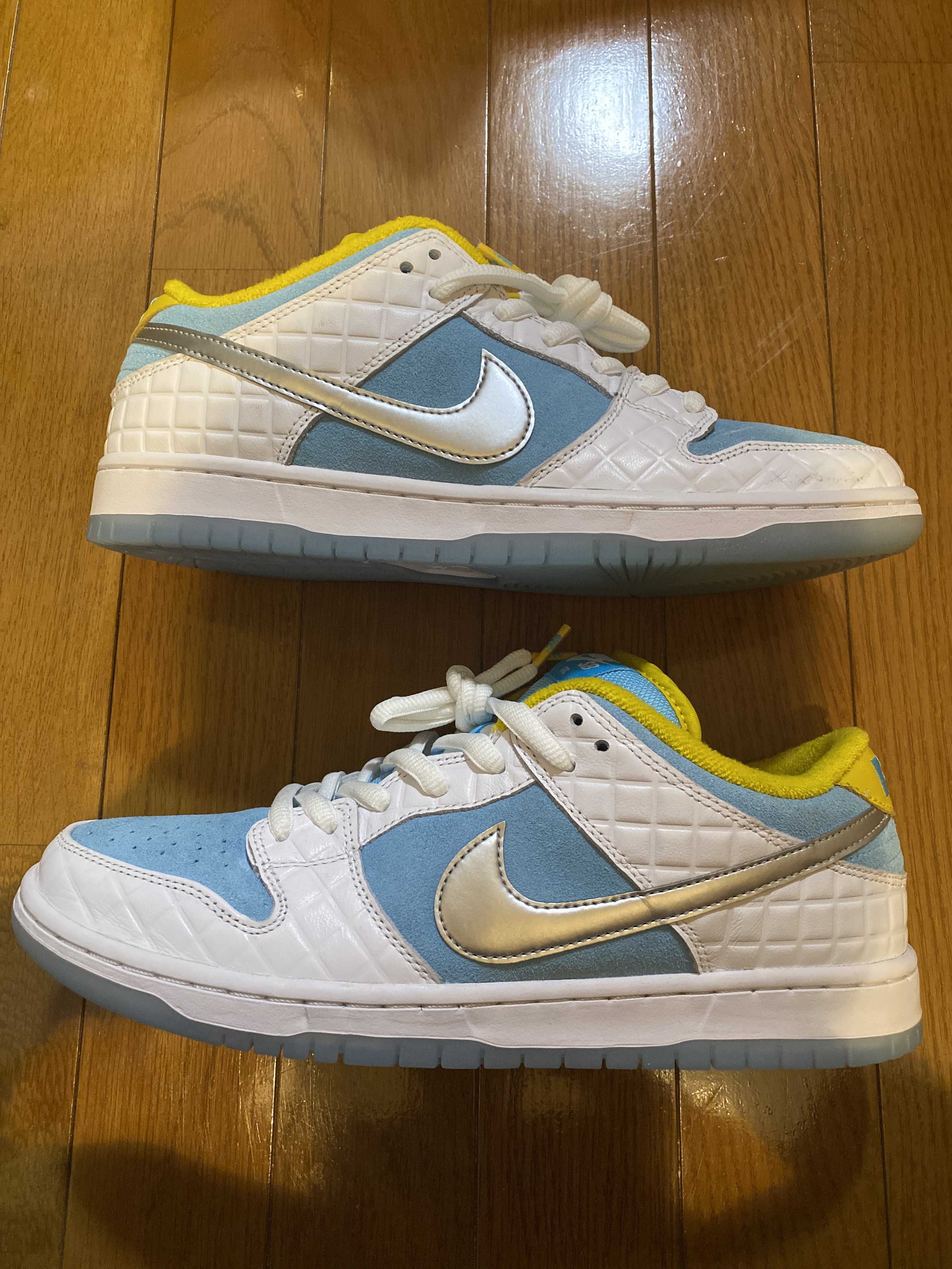 FTC × Nike SB Dunk Low "White/Blue"