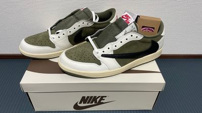Travis Scott × Nike Air Jordan 1 Low OG SP "Reverse Olive"