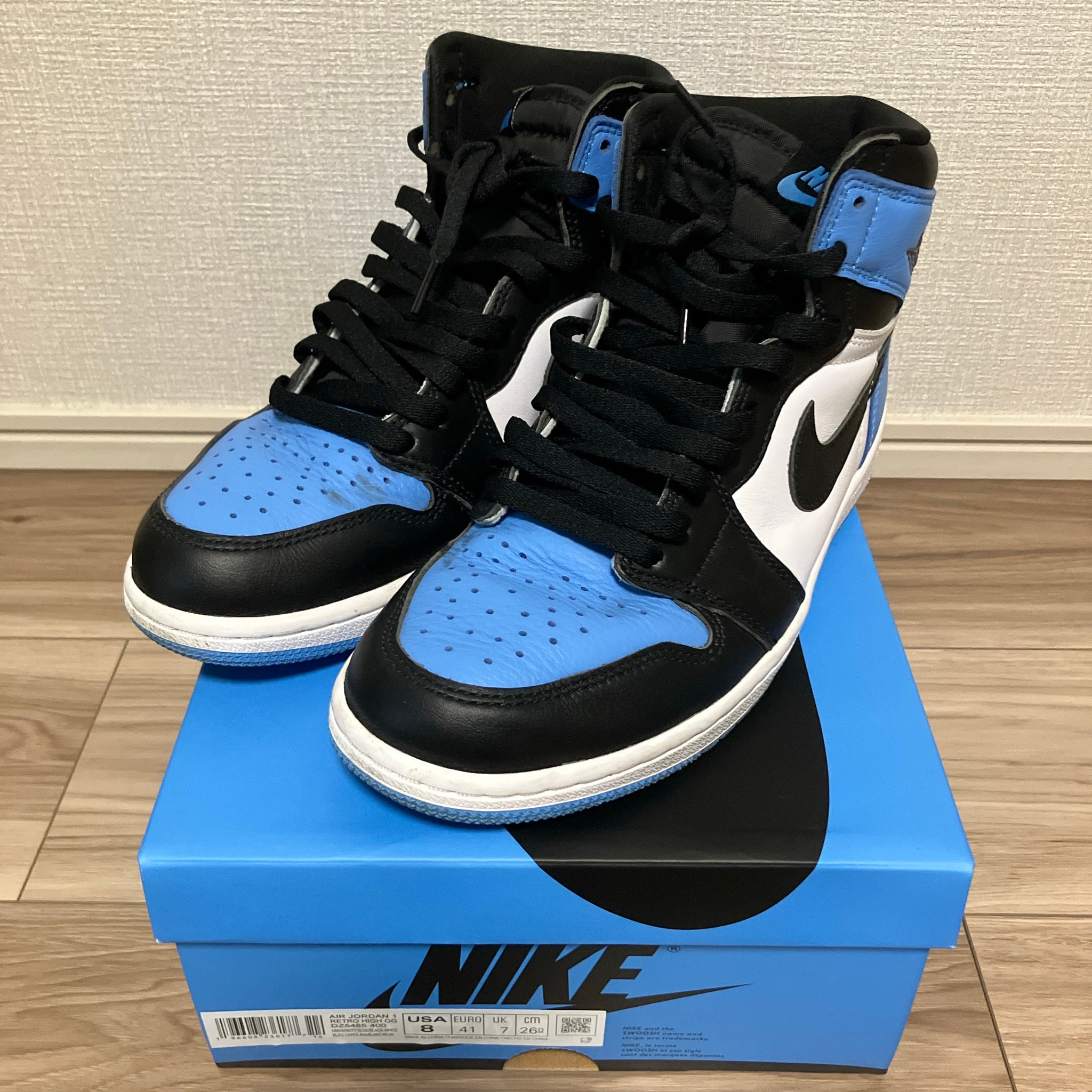 Nike Air Jordan 1 Retro High OG "University Blue/UNC Toe"