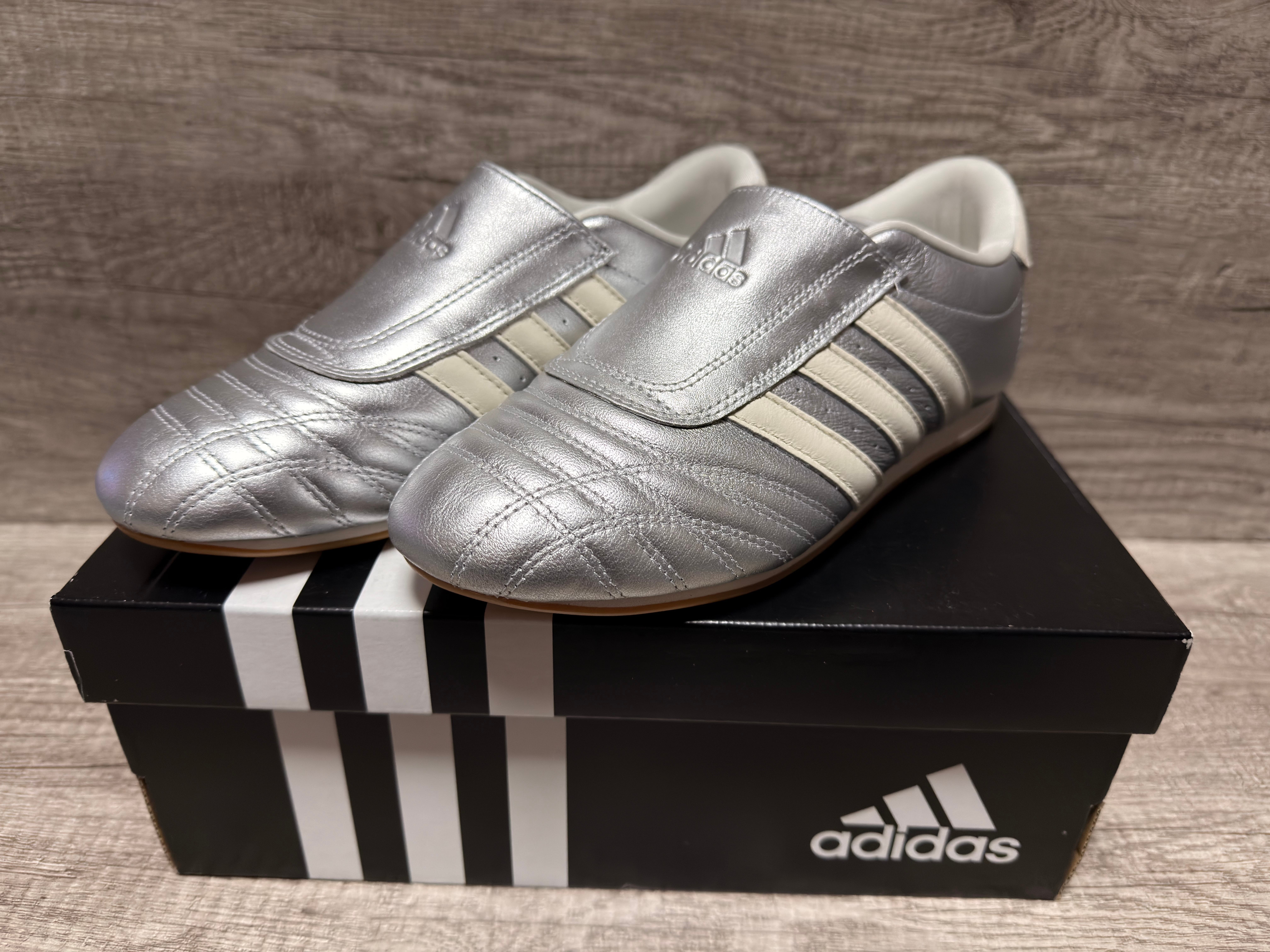 adidas Taekwondo "Silver Metallic/Off White/Gum"