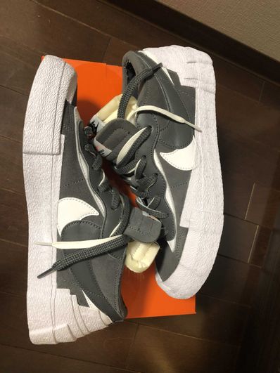 Sacai × Nike Blazer Low "Iron Grey"