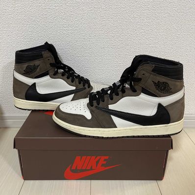 Travis Scott × Nike Air Jordan 1 Retro High OG TS SP "Sail/Dark Mocha"