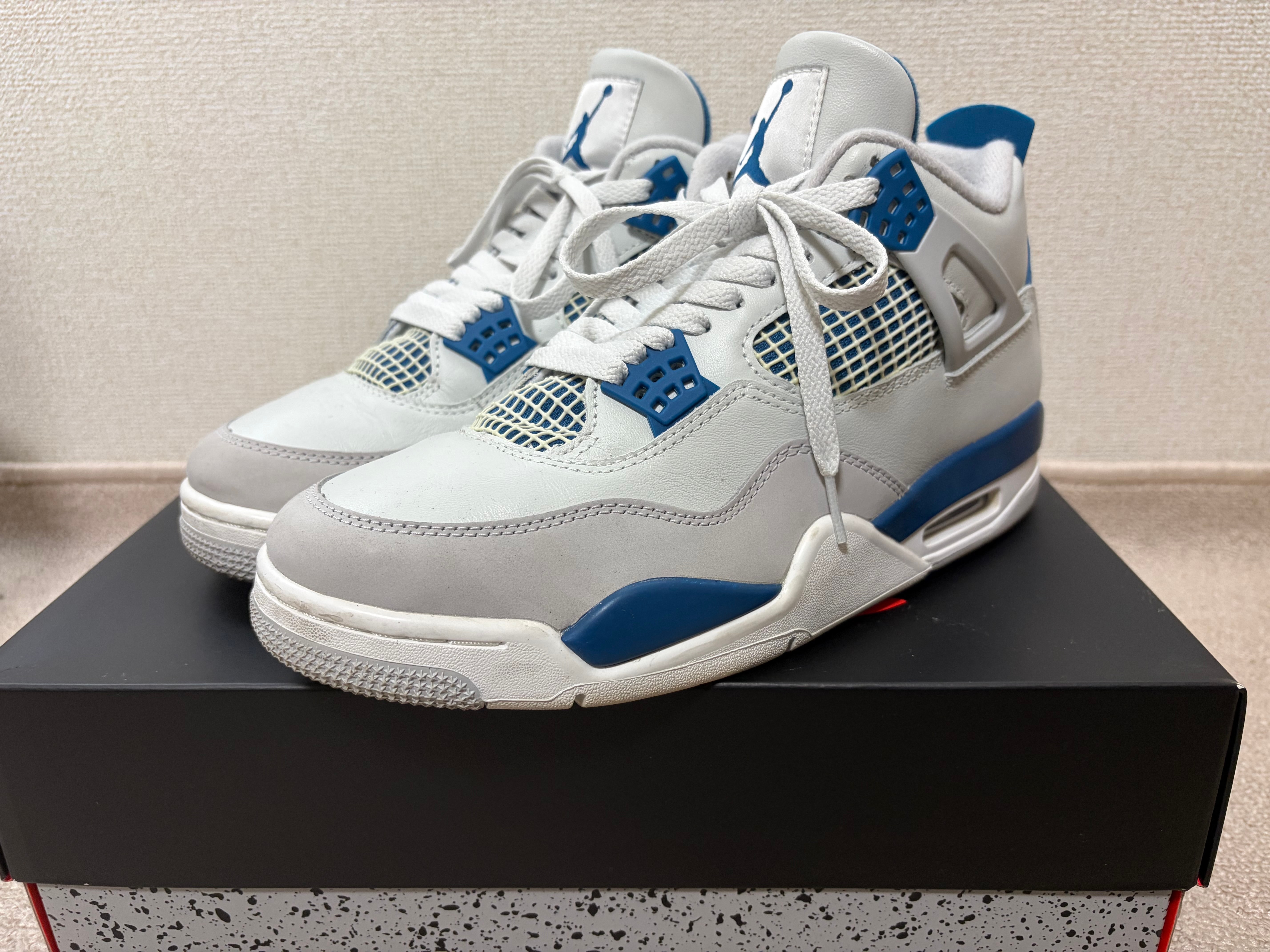 ナイキ エアジョーダン4 レトロ "インダストリアルブルー"