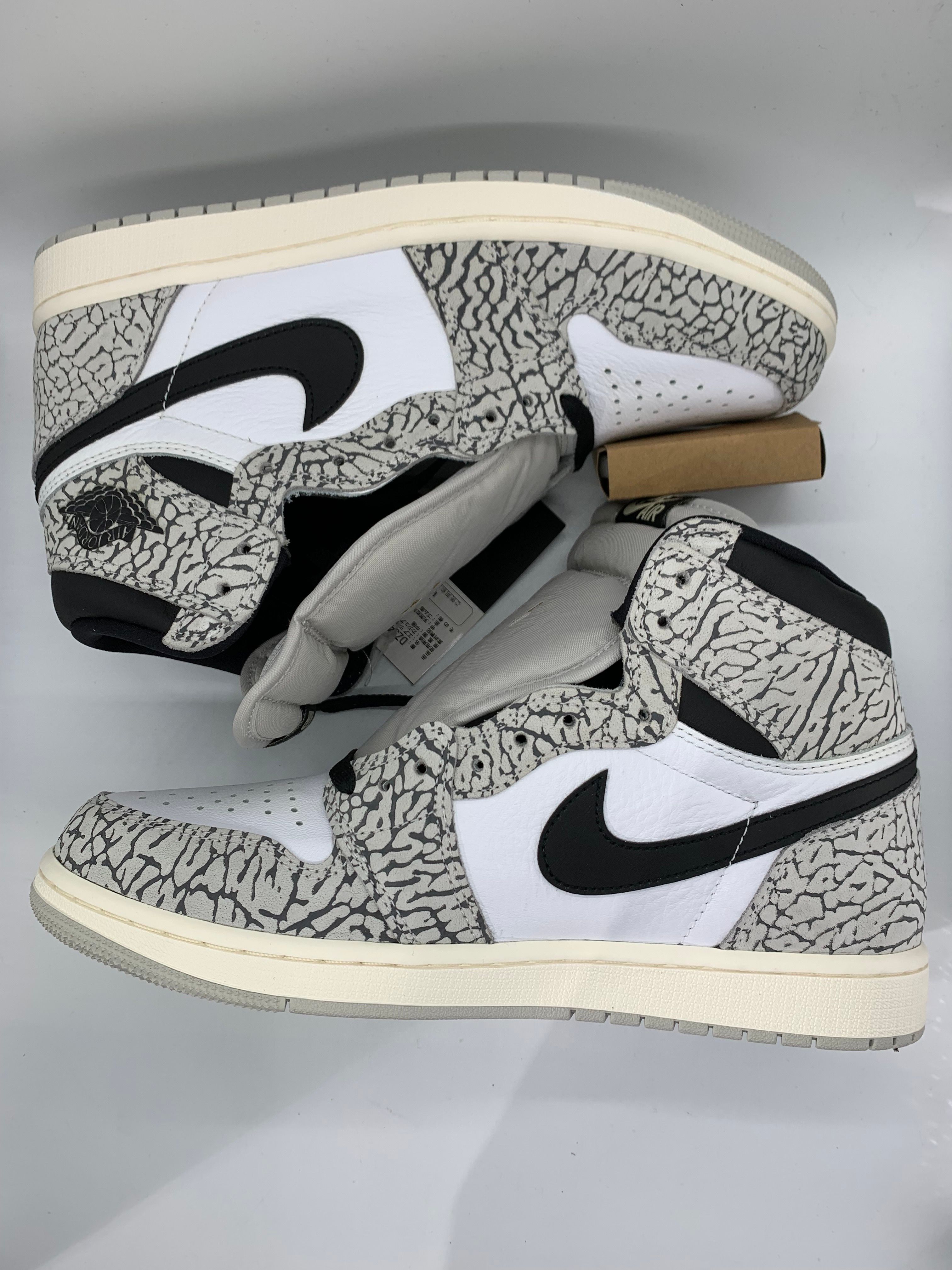 Nike Air Jordan 1 High OG "White Cement/Safari"