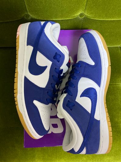 Nike SB Dunk Low "Los Angeles Dodgers/Deep Royal Blue"
