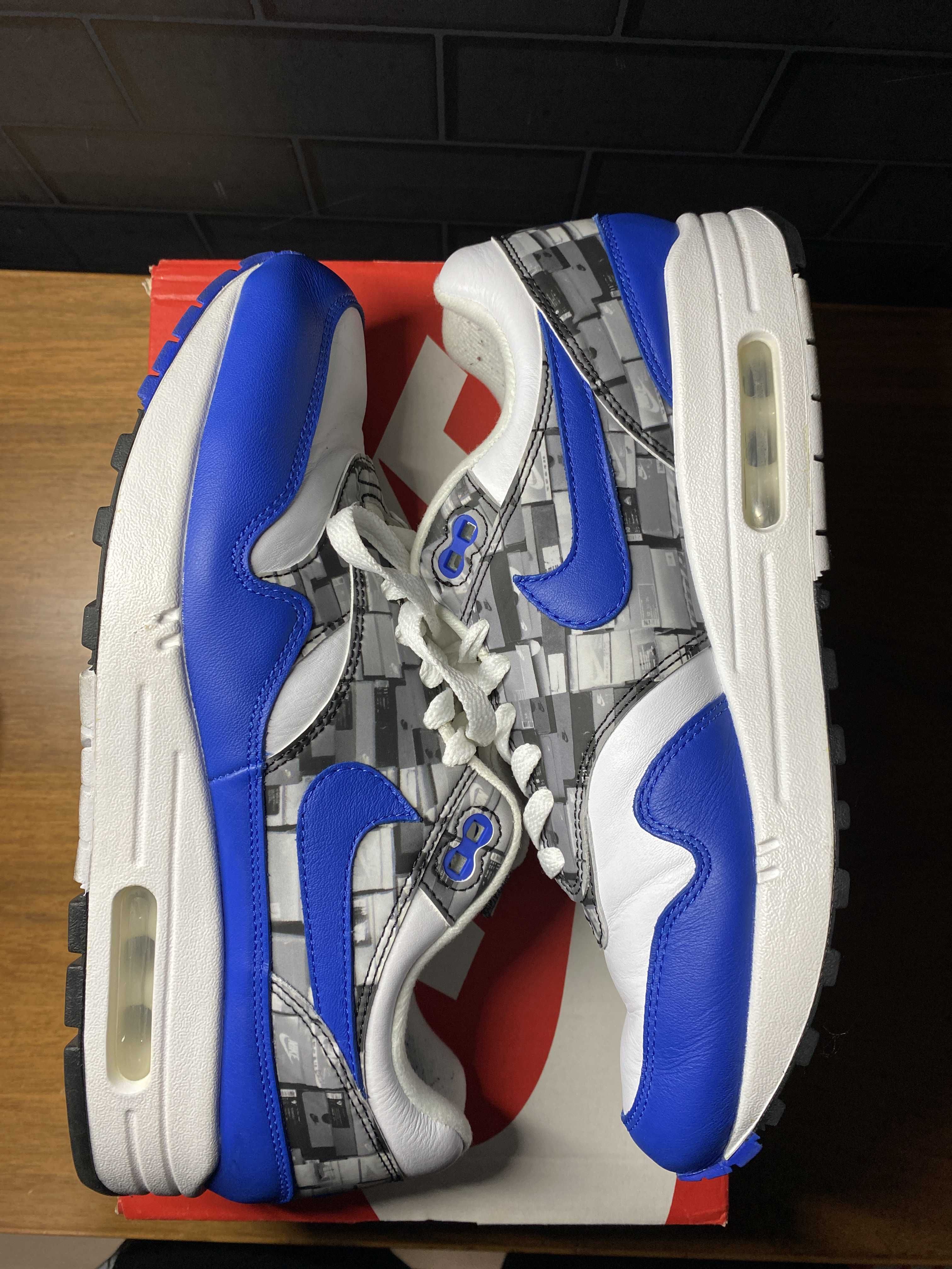 atmos × Nike Air Max 1 Blue "We Love Nike"