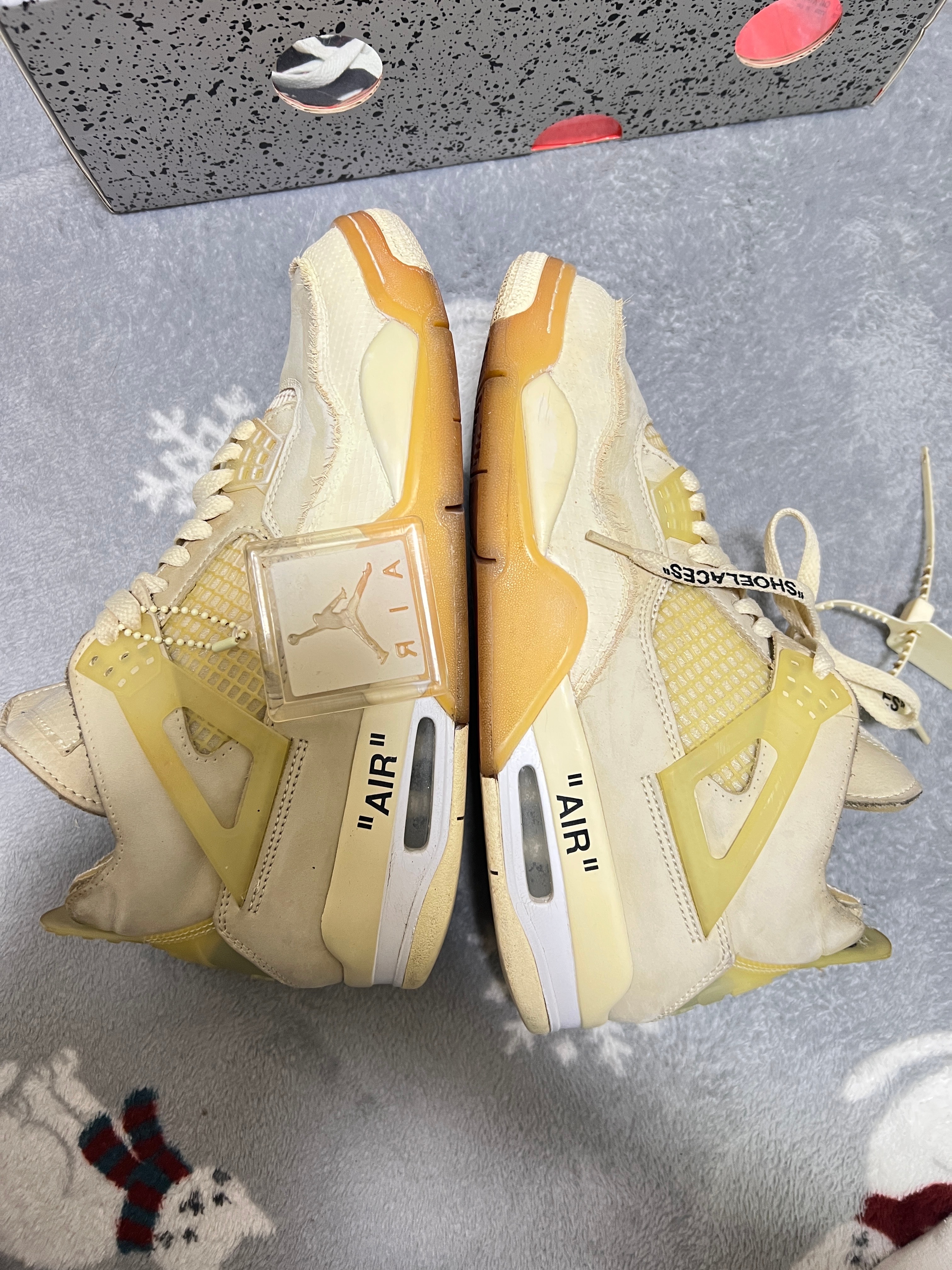 Off-White × Nike Women's Air Jordan 4 SP "Sail"