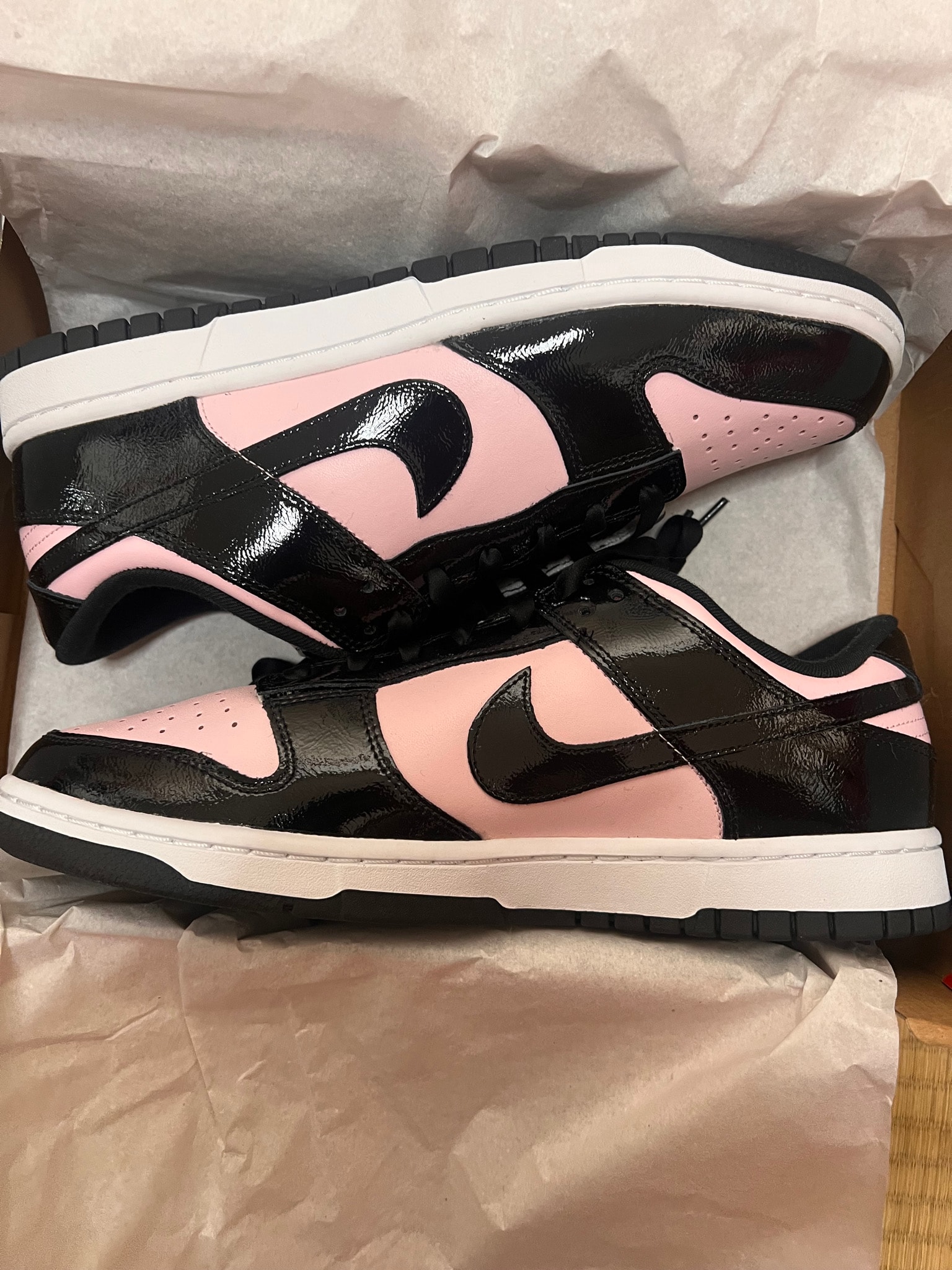 Nike Women's Dunk Low Essential "Black Patent Leather"