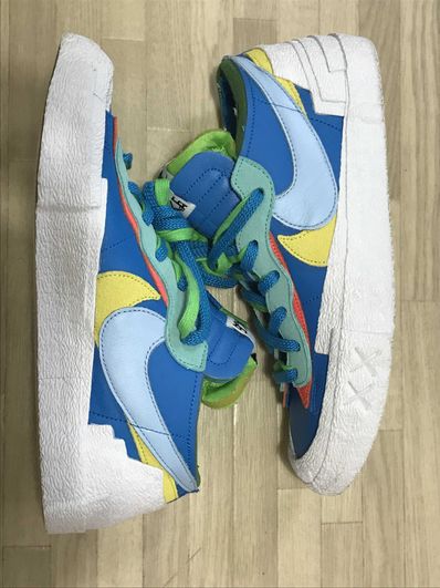 KAWS × sacai × Nike Blazer Low "Neptune Blue"