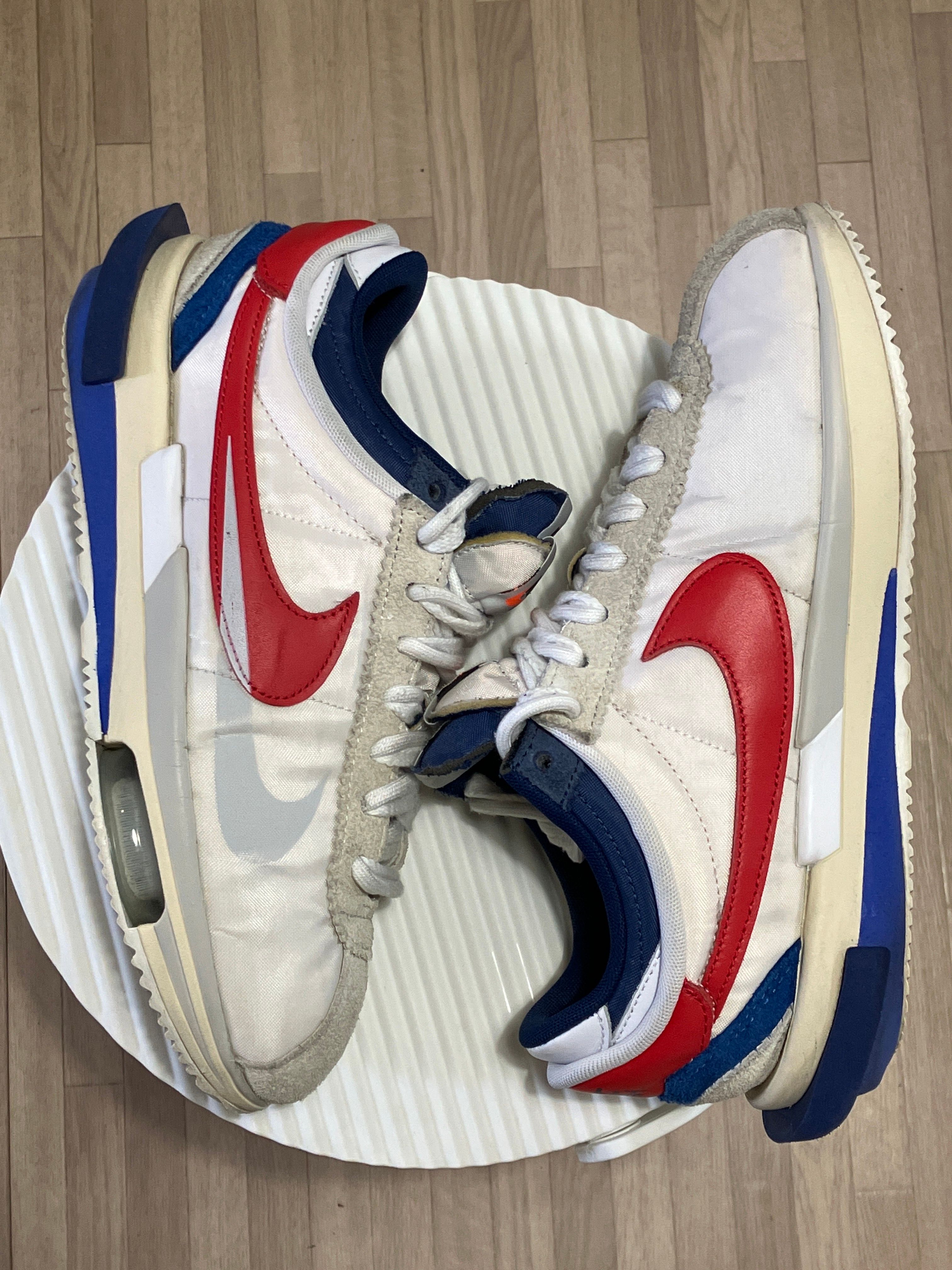 sacai × Nike Zoom Cortez "White and University Red"