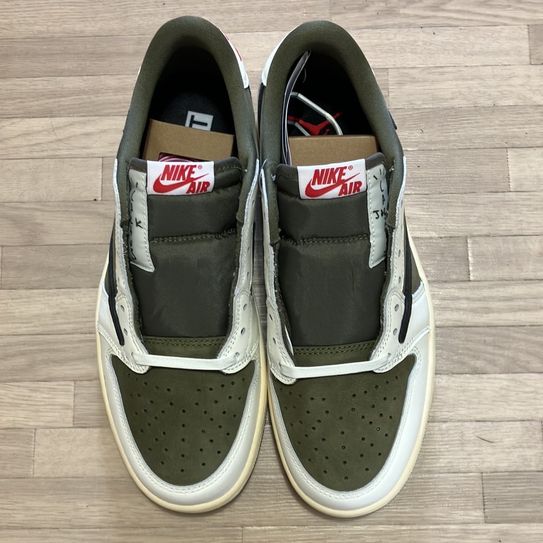 Travis Scott × Nike Air Jordan 1 Low OG SP "Reverse Olive"