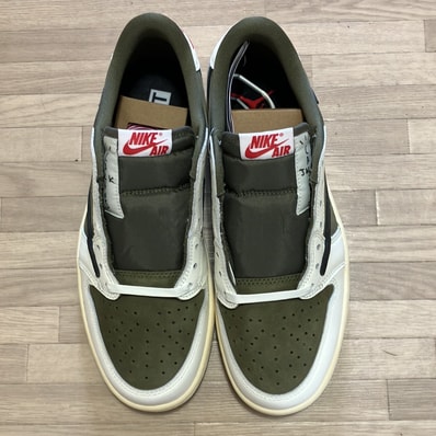 Travis Scott × Nike Air Jordan 1 Low OG SP "Reverse Olive"