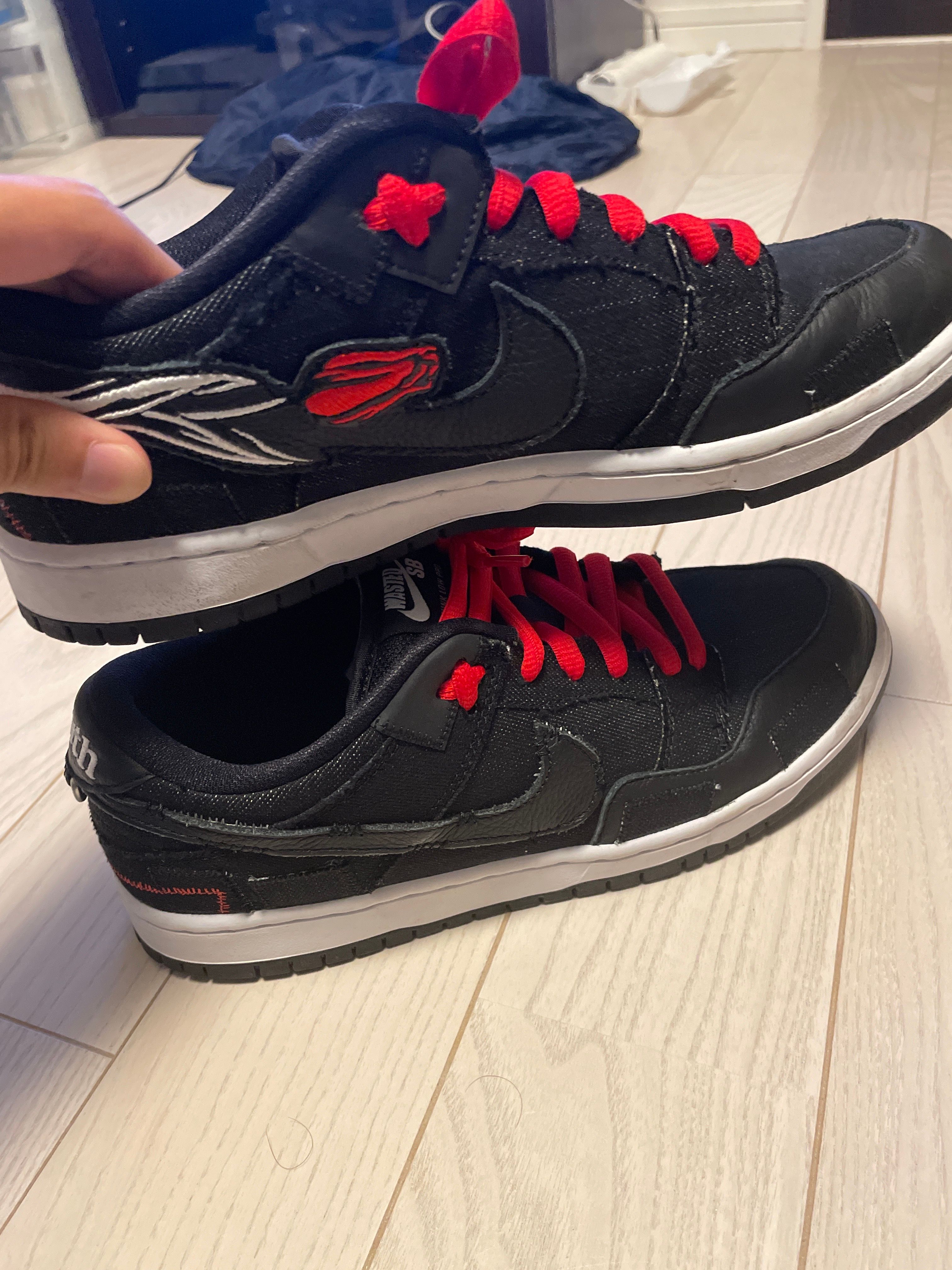 Wasted Youth × Nike SB Dunk Low "Black Denim" / VERDY