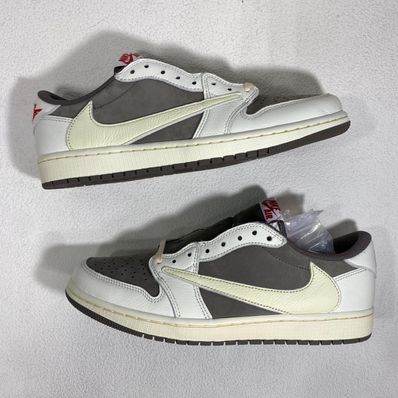 Travis Scott × Nike Air Jordan 1 Low OG SP "Reverse Mocha/Sail and Ridgerock"