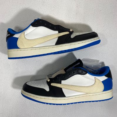 Travis Scott × fragment design × Nike Air Jordan 1 Low OG SP "Military Blue"