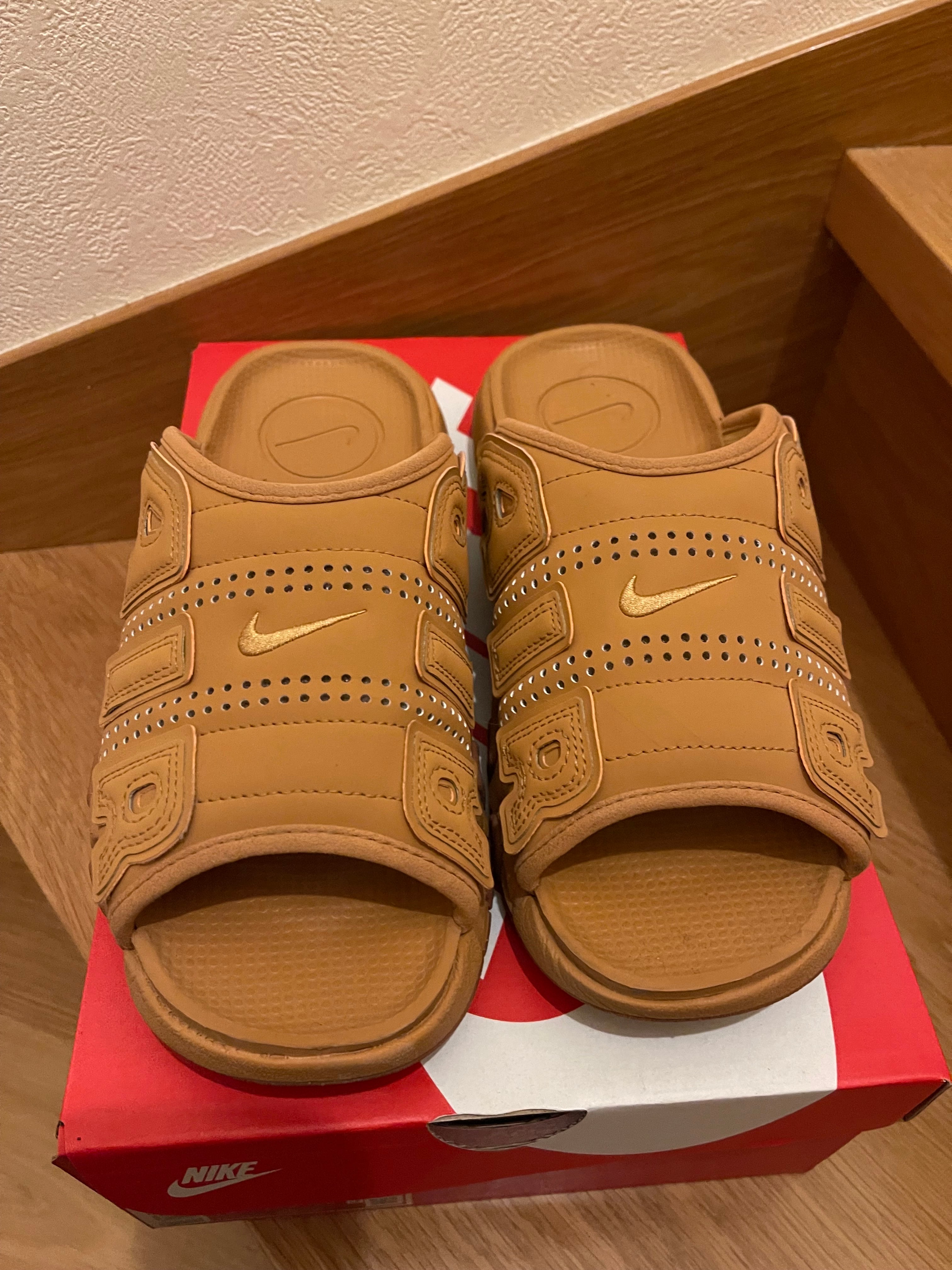 Nike Air More Uptempo Slide "Flax" (FZ3113-200/FZ3116-200)