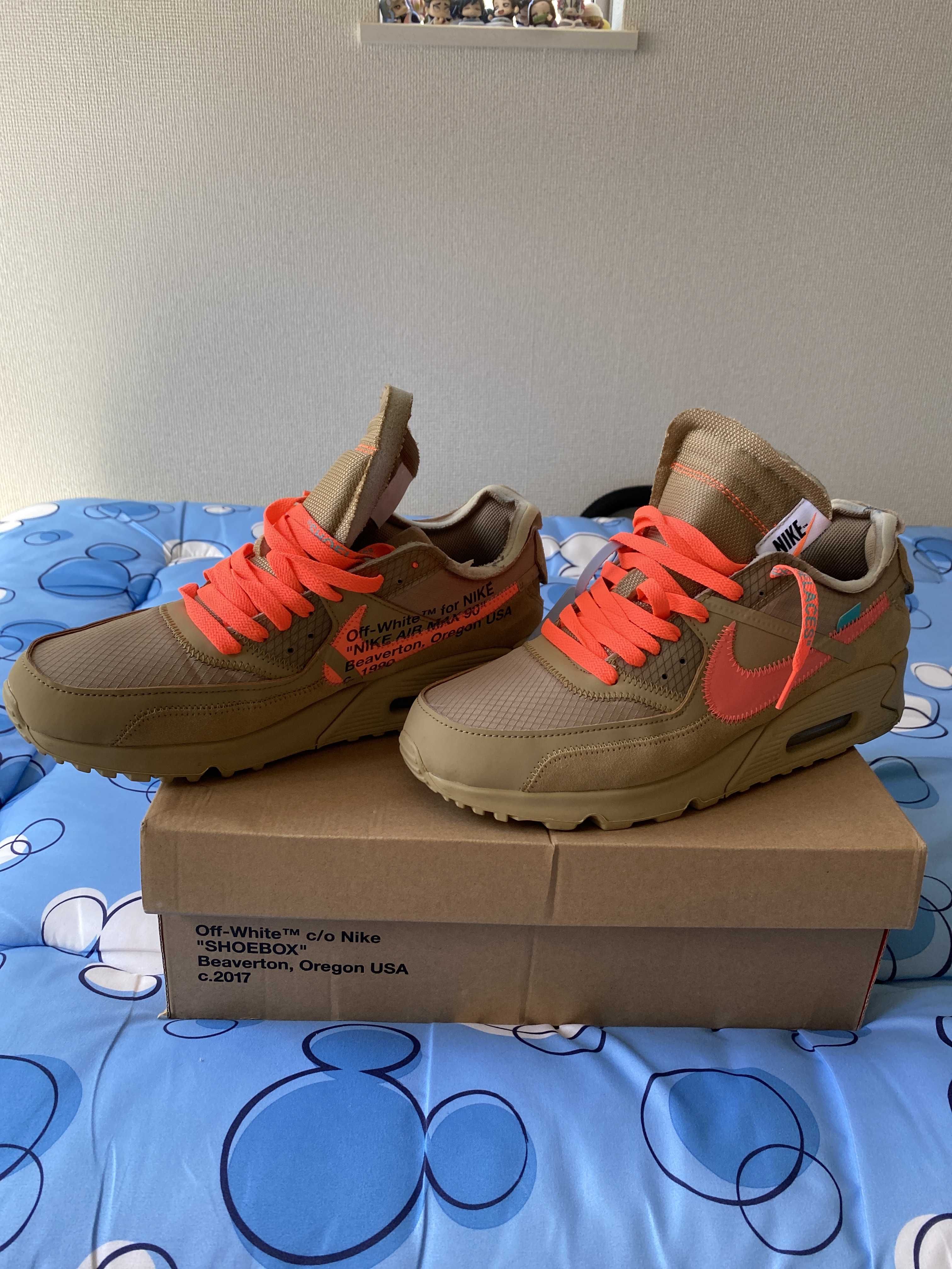 Off-White × Nike Air Max 90 "Desert Ore"