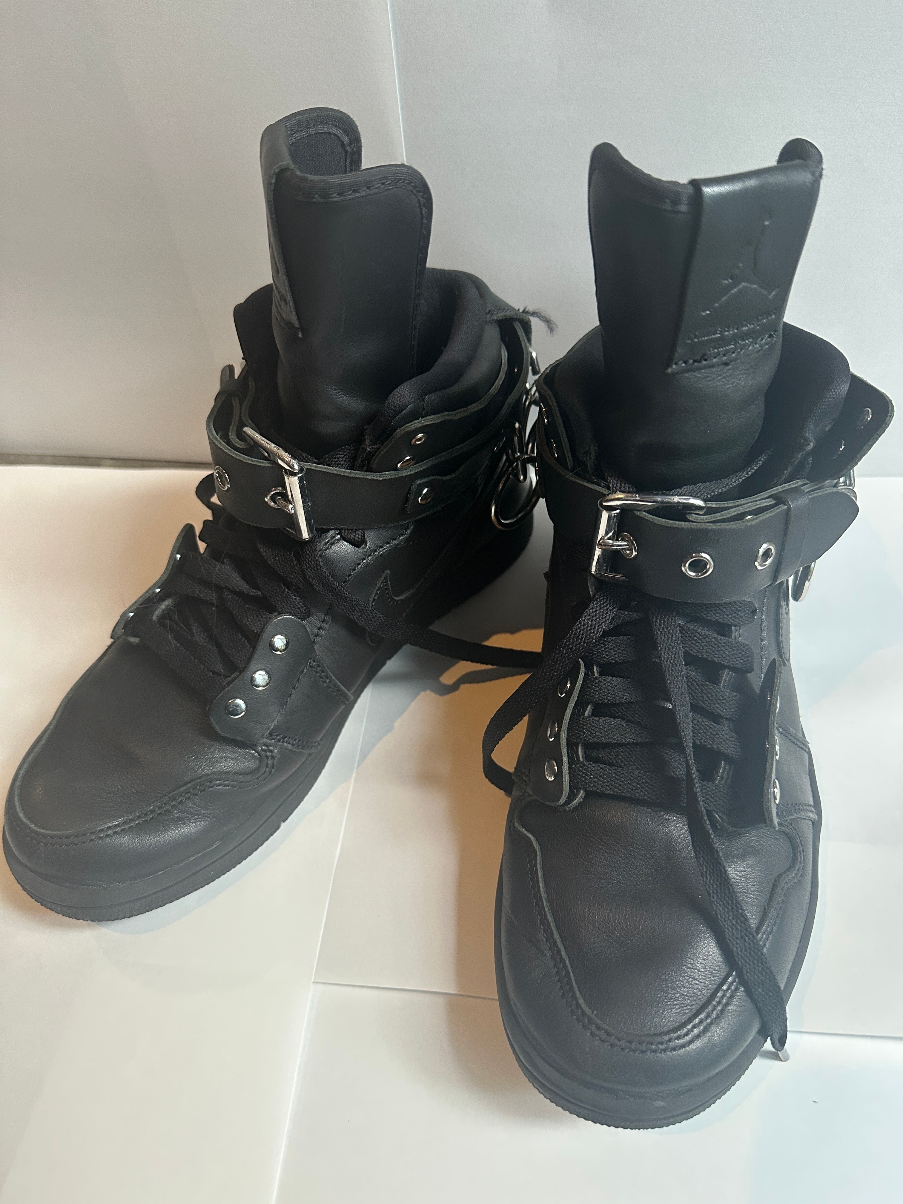 COMME des GARCONS × Nike Air Jordan 1 High "Black"