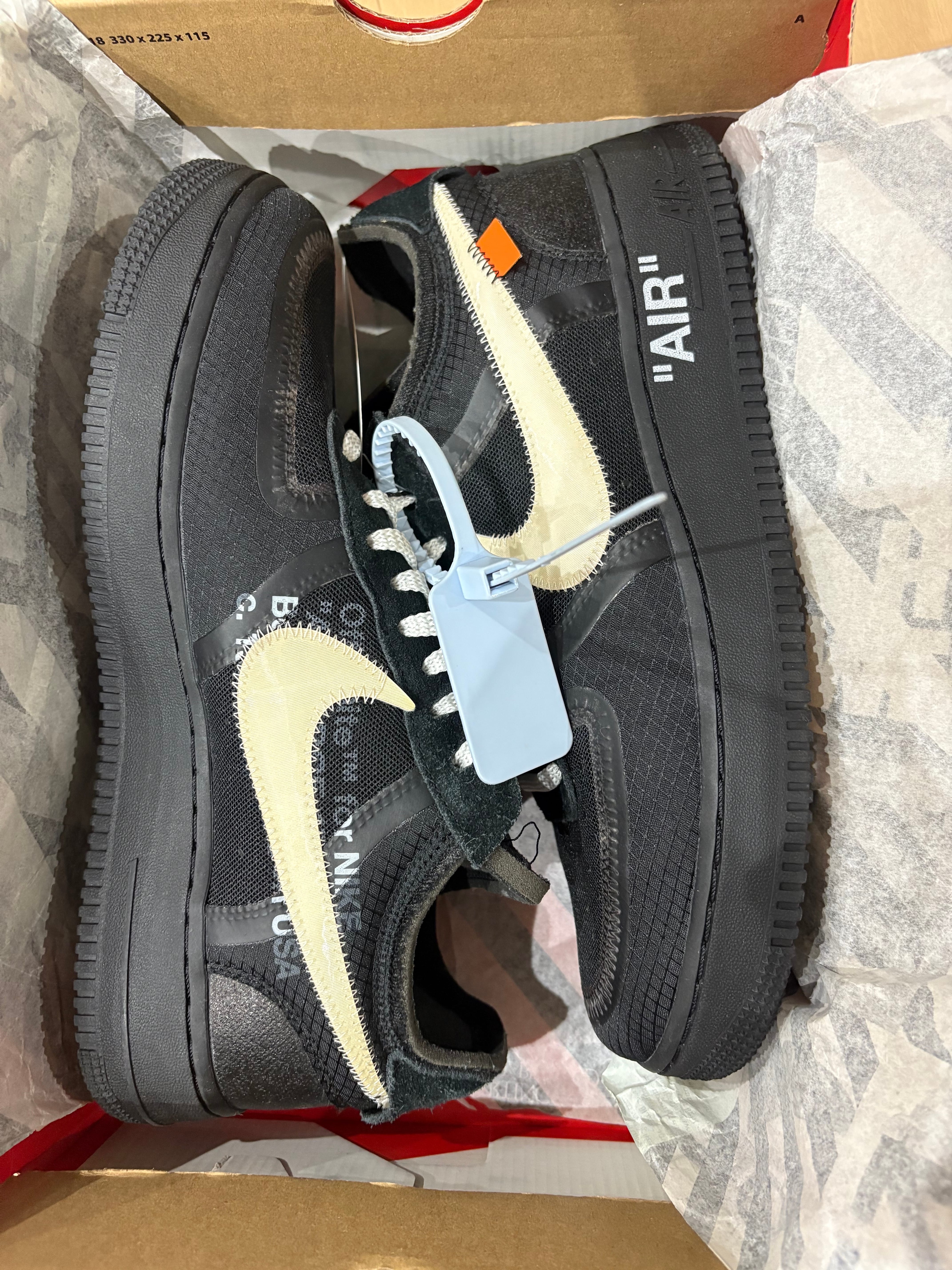 Off-White × Nike Air Force 1 Low "Black"