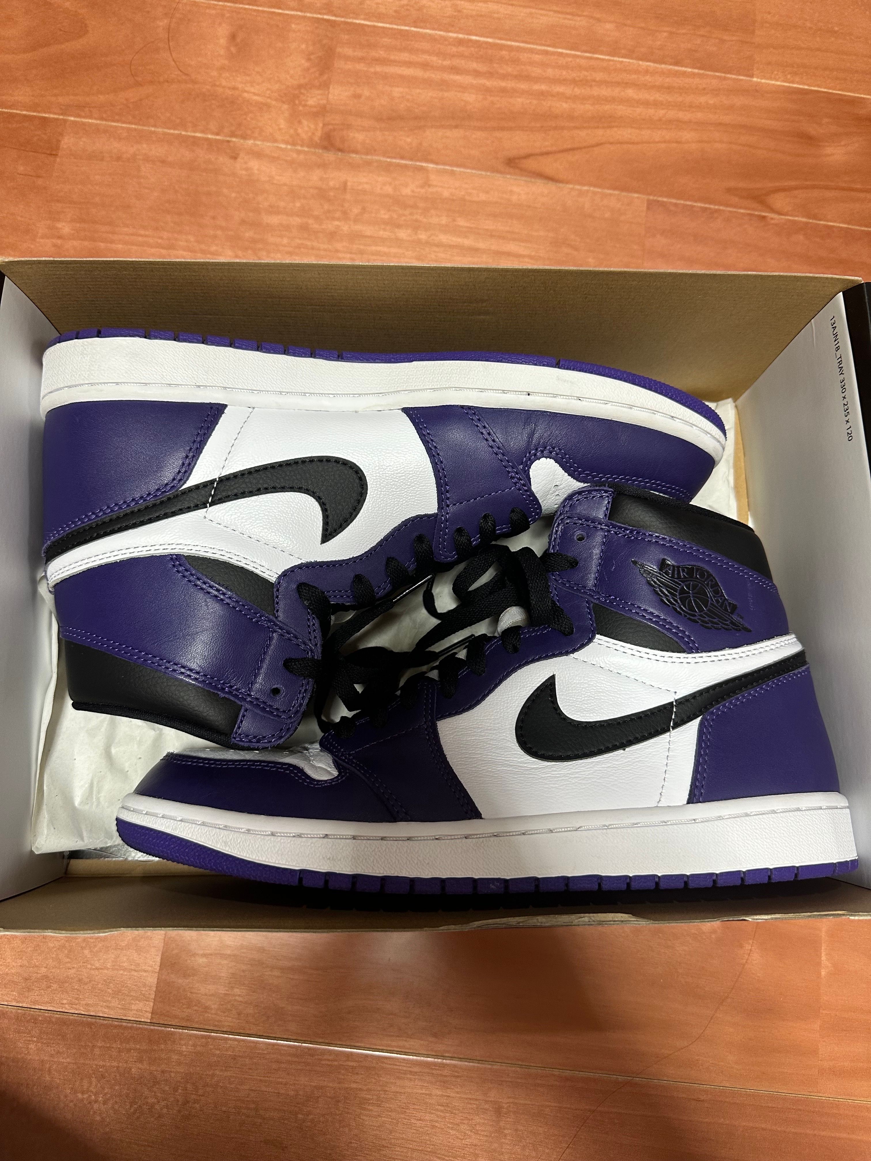 Nike Air Jordan 1 Retro High OG "Court Purple White/Black" (2020)