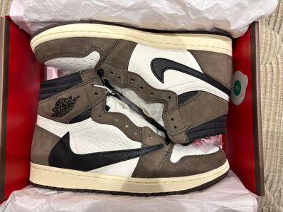 Travis Scott × Nike Air Jordan 1 Retro High OG TS SP "Sail/Dark Mocha"