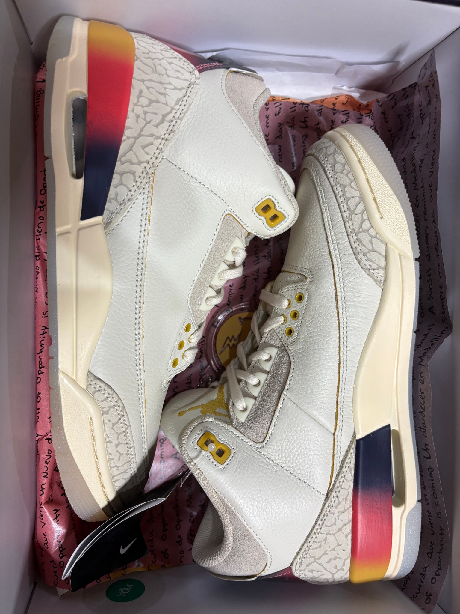 J Balvin × Nike Air Jordan 3 Retro SP "Sunset"