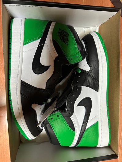 Nike Air Jordan 1 Retro High OG "Celtics/Black and Lucky Green" (2023)