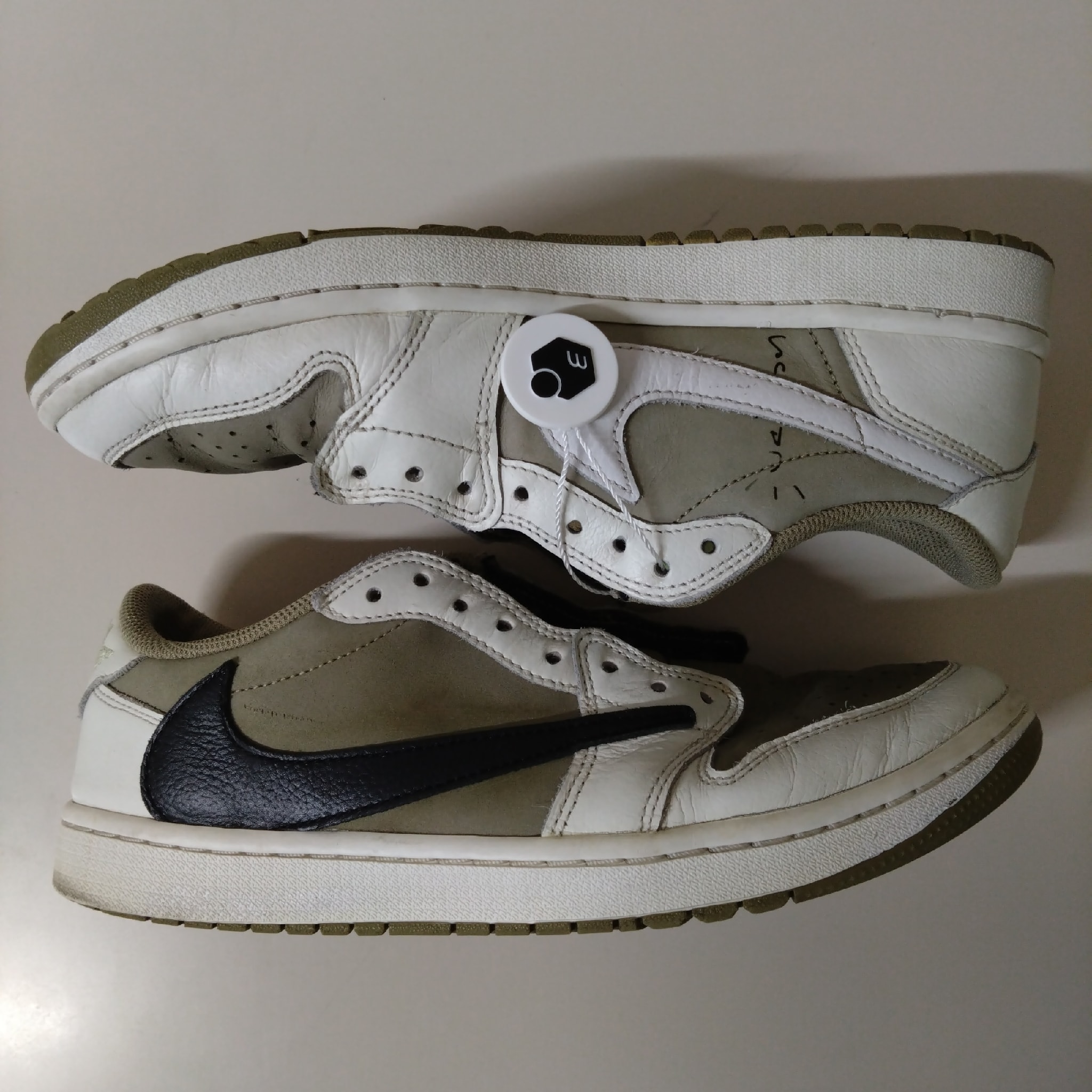 Travis Scott × Nike Air Jordan 1 Low Golf NRG "Neutral Olive"