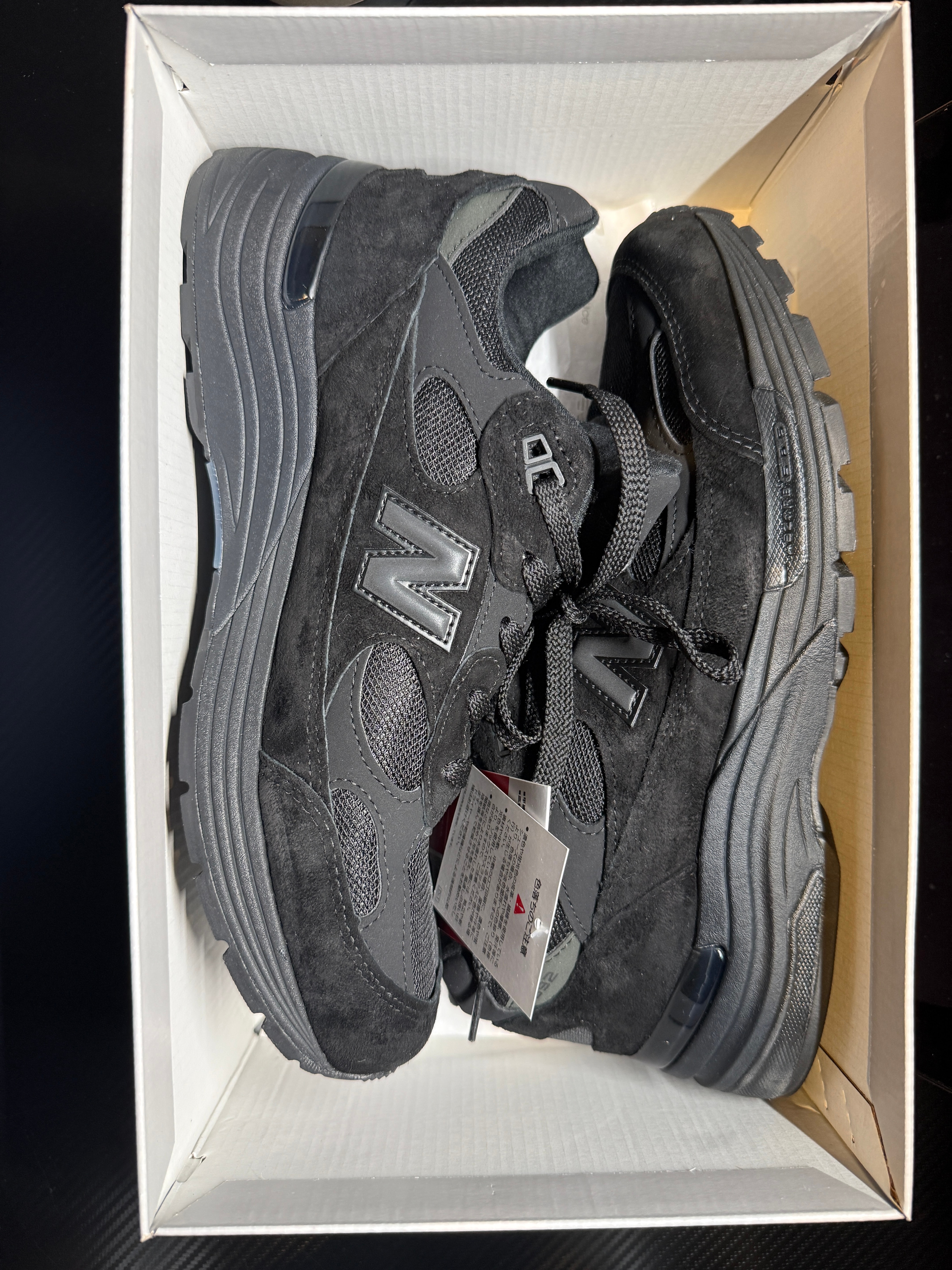 New Balance 992 "Triple Black" (2025)