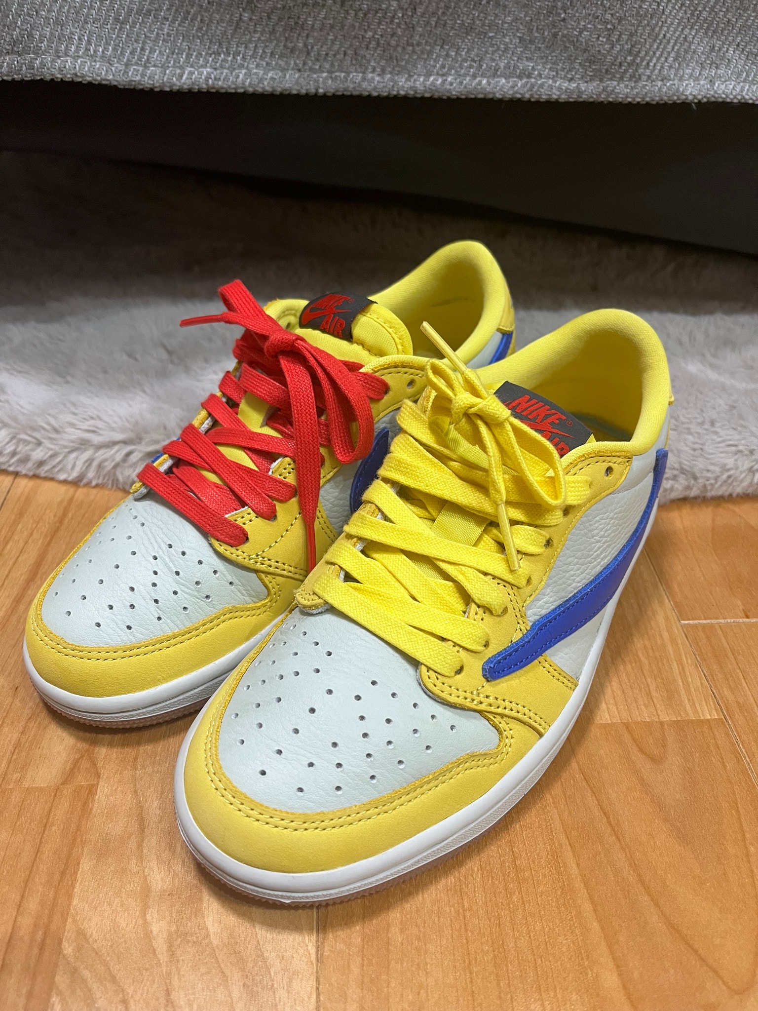 Travis Scott × Nike Women's Air Jordan 1 Retro Low OG "Canary"