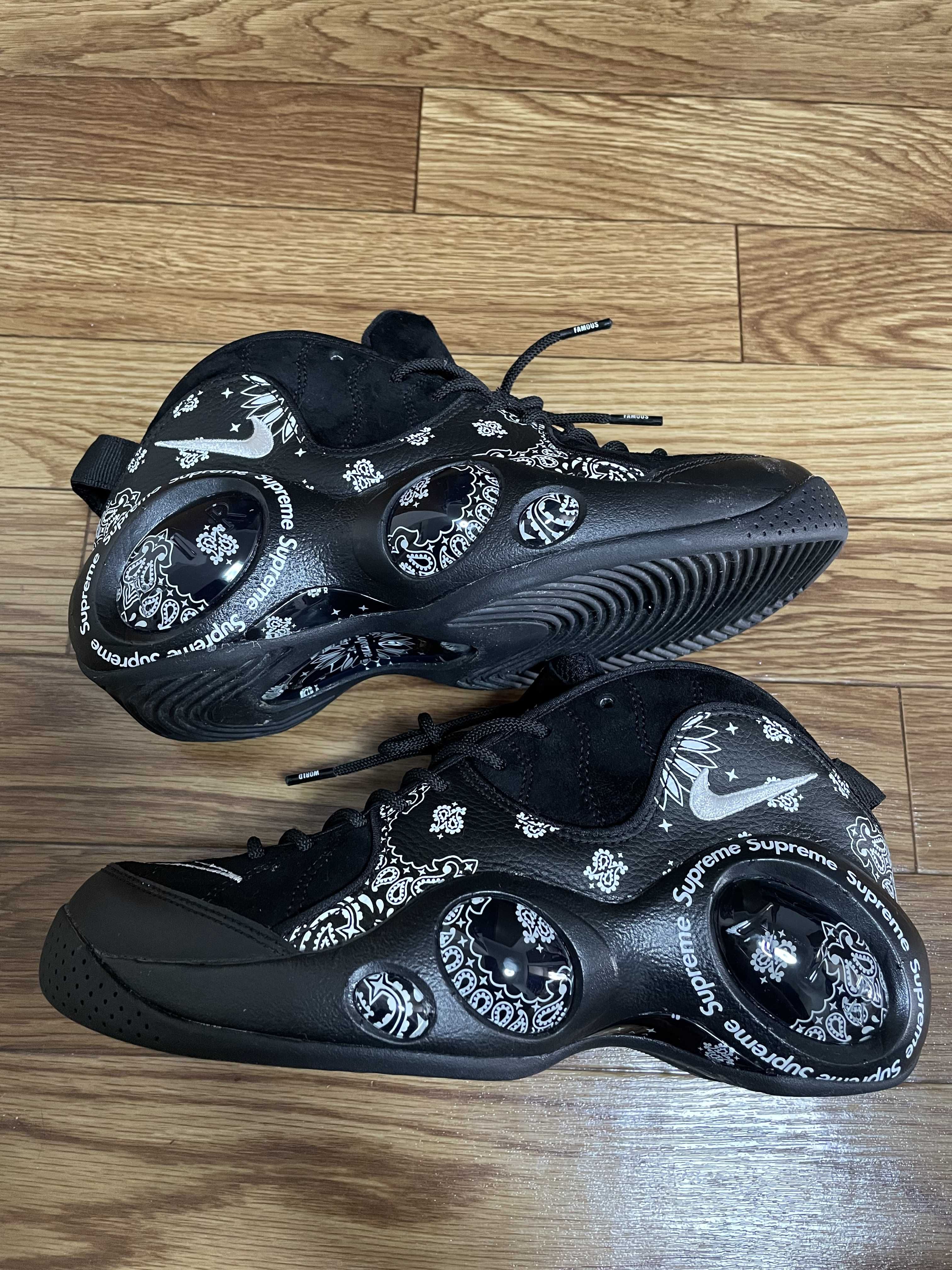 Supreme × Nike Air Zoom Flight 95 SP "Black/White"