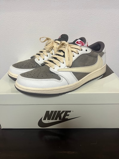 Travis Scott × Nike Air Jordan 1 Low OG SP "Reverse Mocha/Sail and Ridgerock"