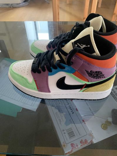 Nike Women's Air Jordan 1 Mid "Multi Color"