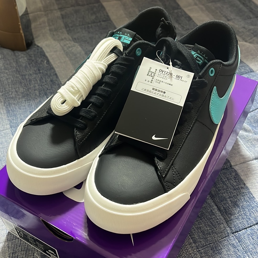 Nike SB Blazer Low Pro GT "Black/Black/Summit White/Dusty Cactus"