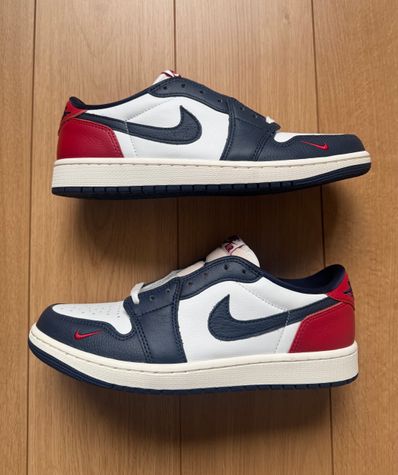 Nike Air Jordan 1 Retro Low OG "Howard/Gym Red and Midnight Navy"