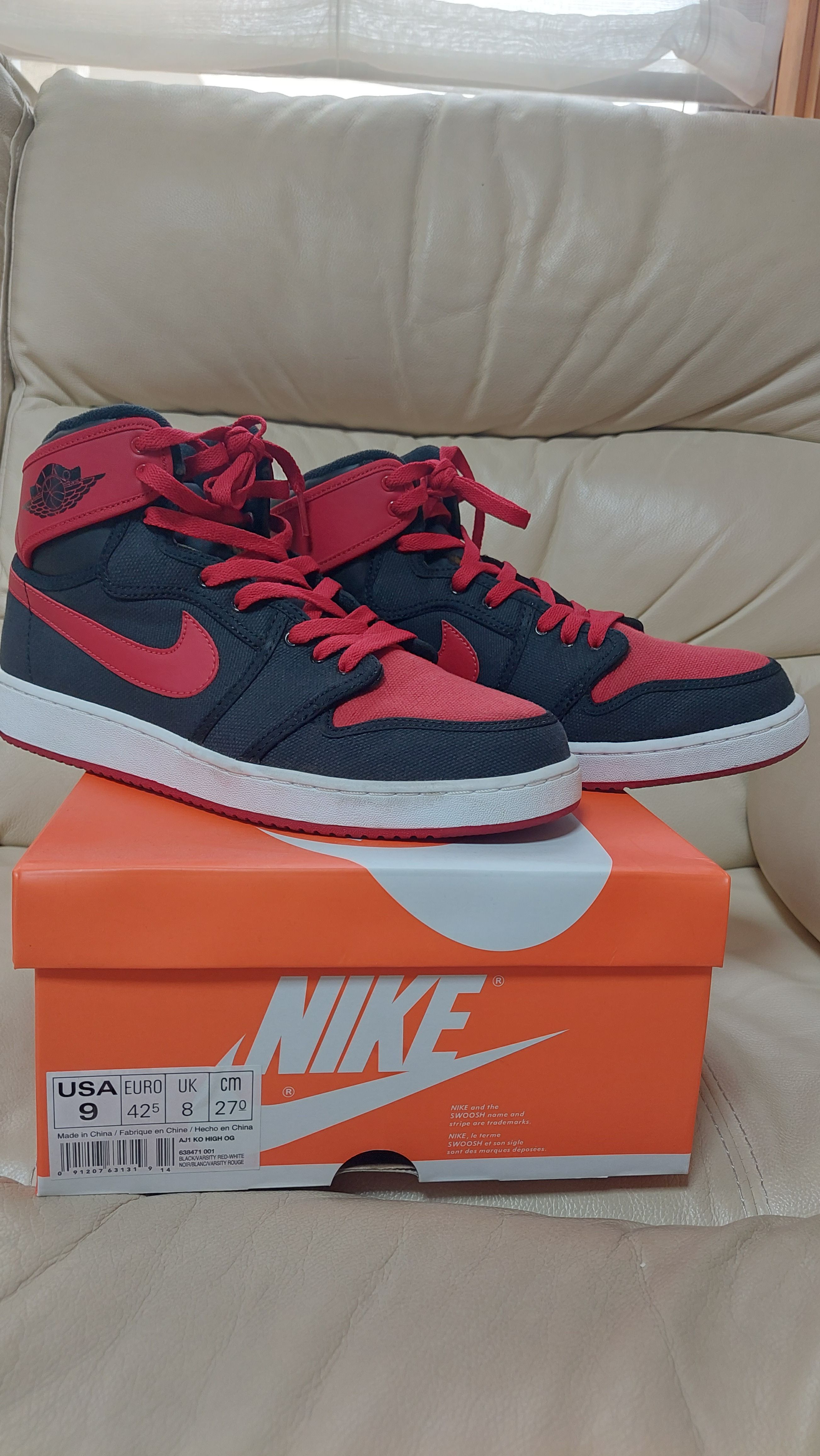 Nike Air Jordan 1 Retro High KO "Bred" (2015)