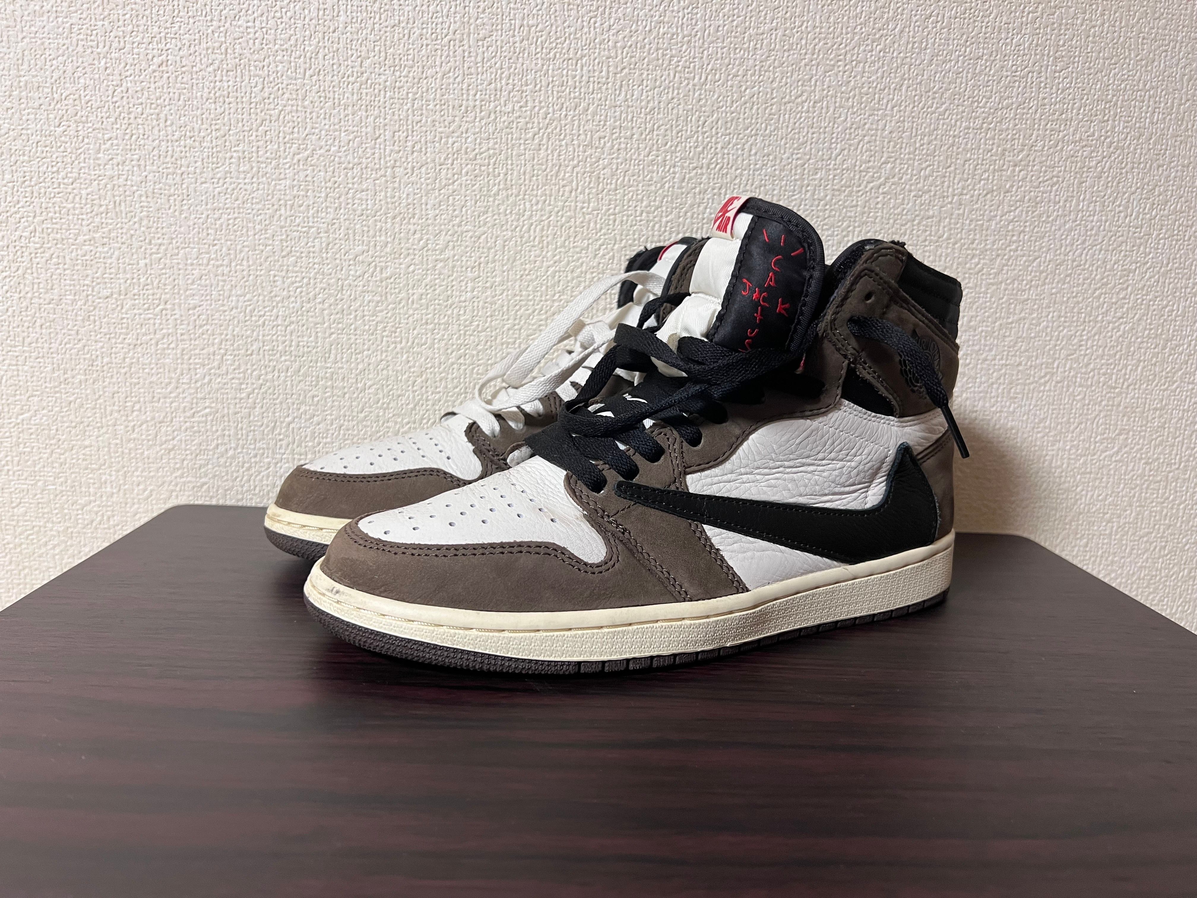 Travis Scott × Nike Air Jordan 1 Retro High OG TS SP "Sail/Dark Mocha"