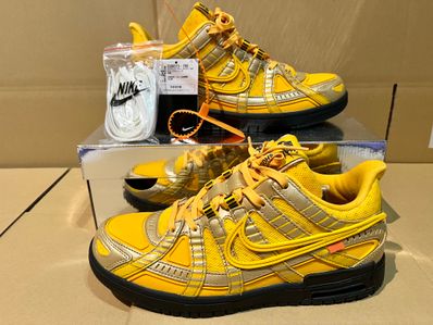 Off-White × Nike Air Rubber Dunk "University Gold"