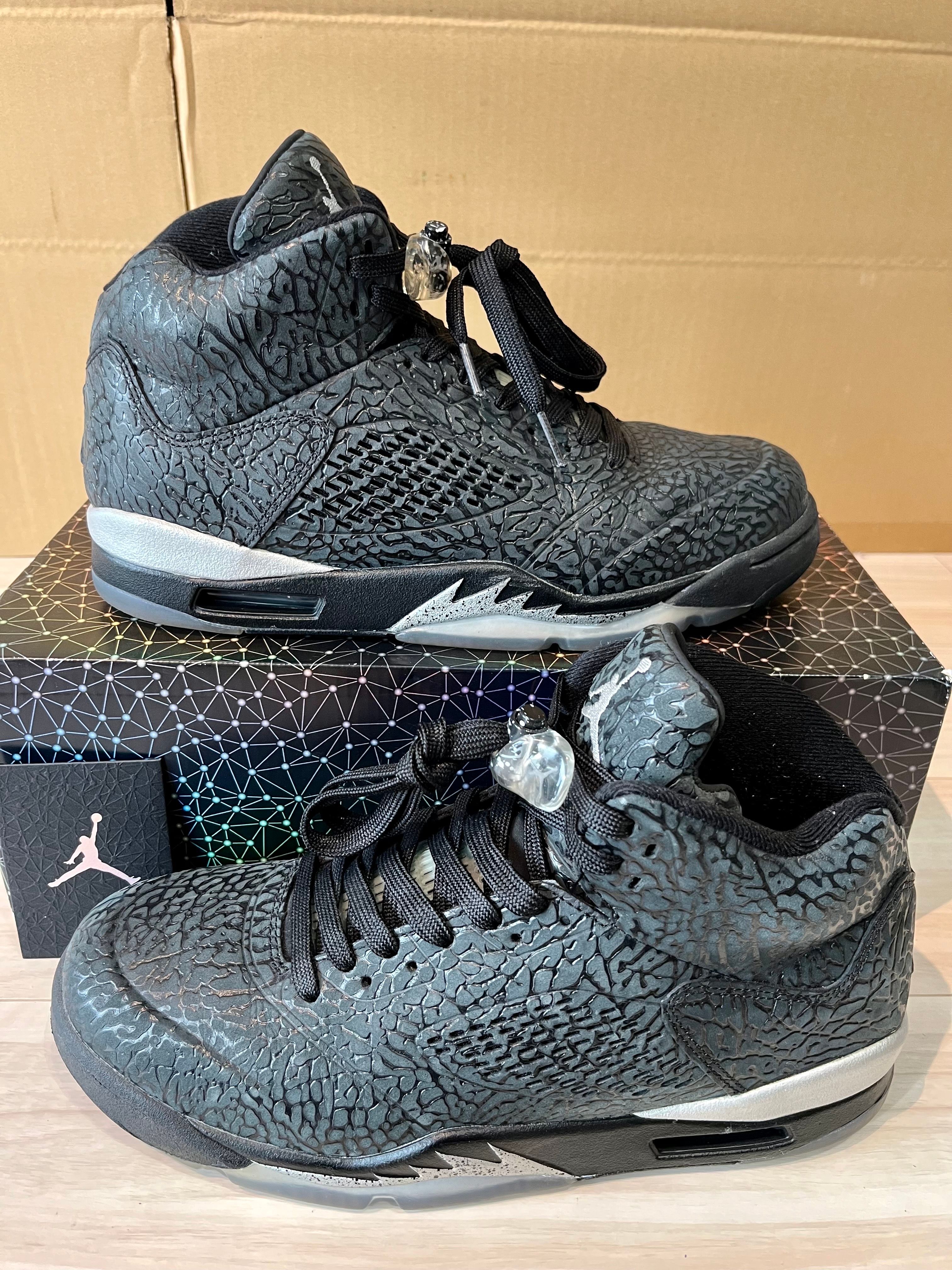 Nike Air Jordan 5 Retro 3Lab5 "Black Silver"