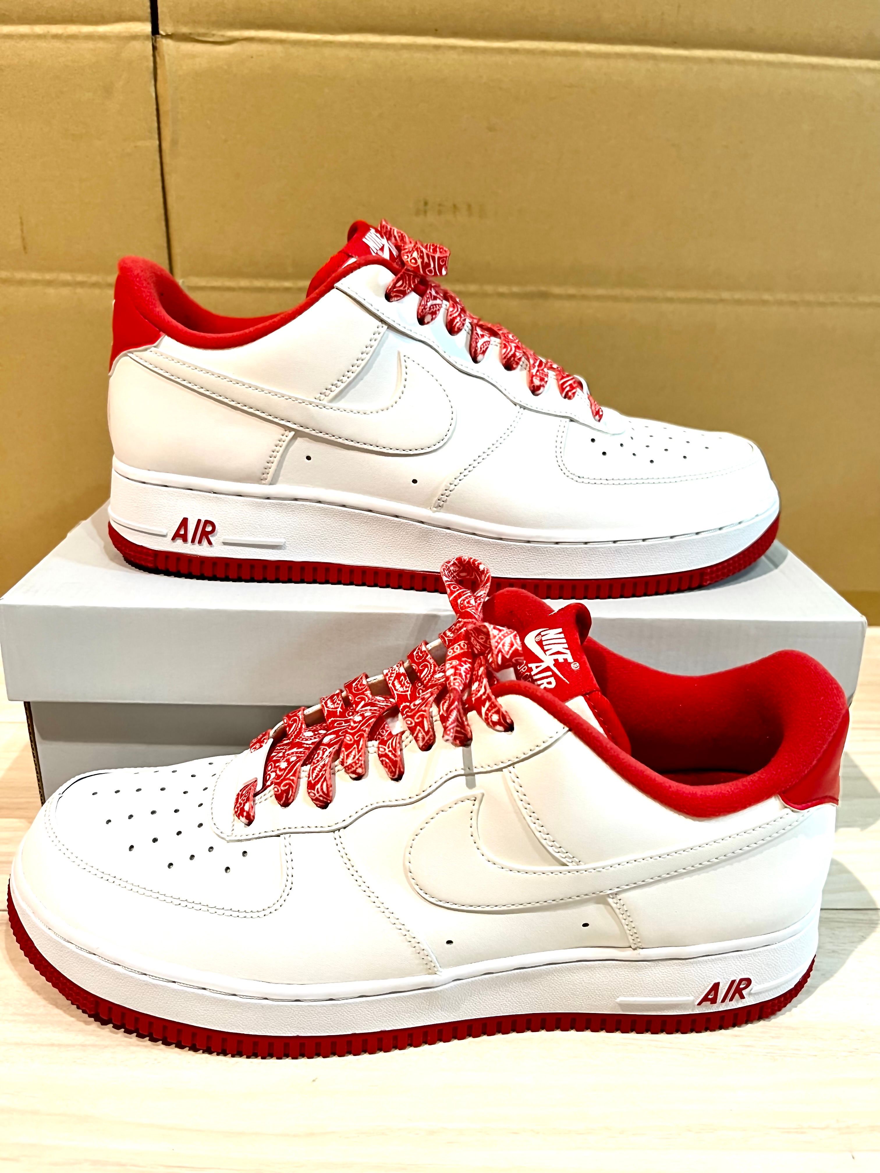 Nike Air Force 1 Low "White University Red"