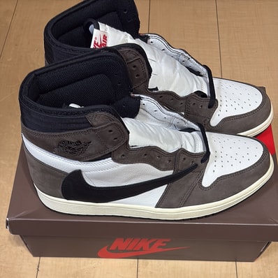 Travis Scott × Nike Air Jordan 1 Retro High OG TS SP "Sail/Dark Mocha"