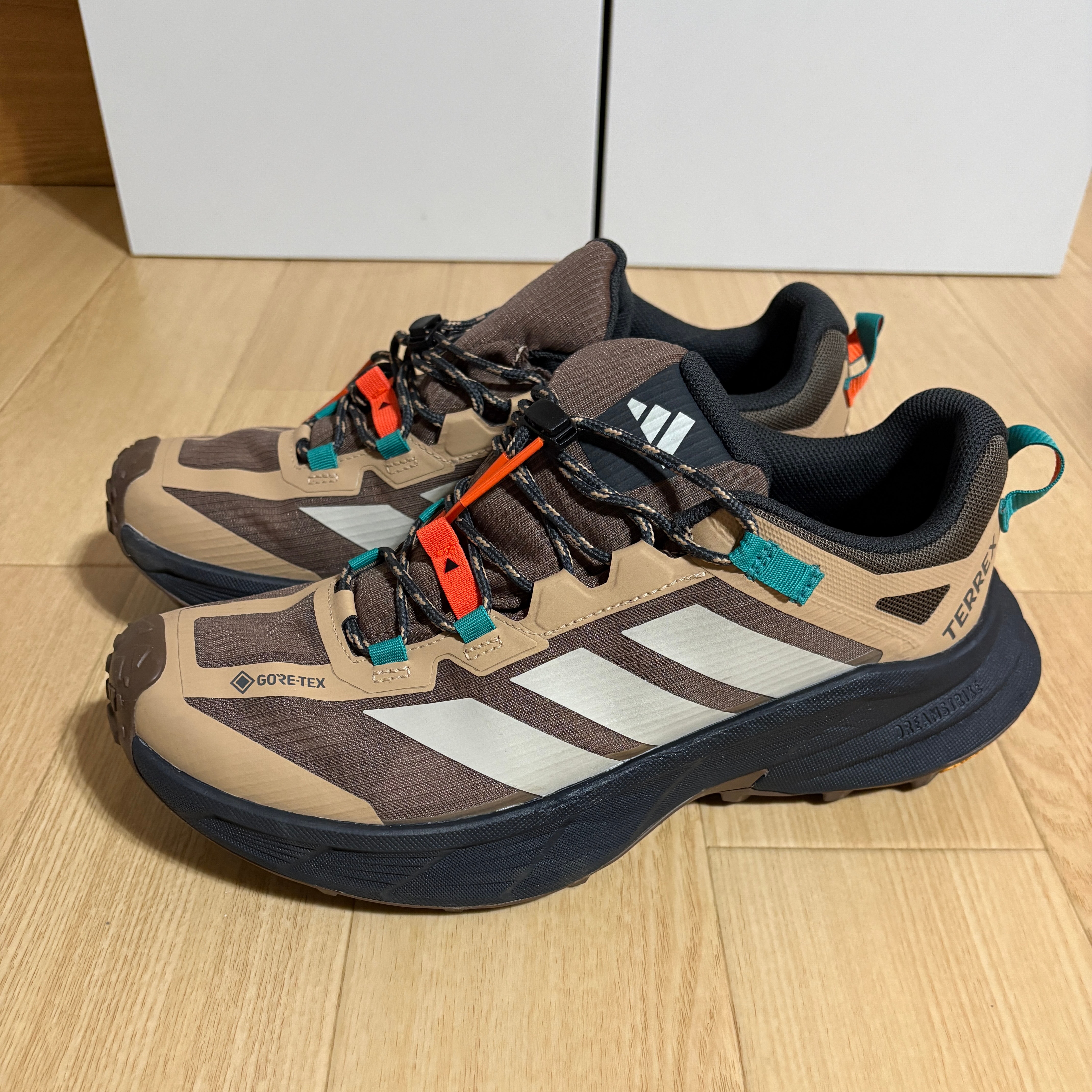 adidas Terrex Freehiker SL GORE-TEX Hiking "Earth Strata/Beige/Pure Teal"
