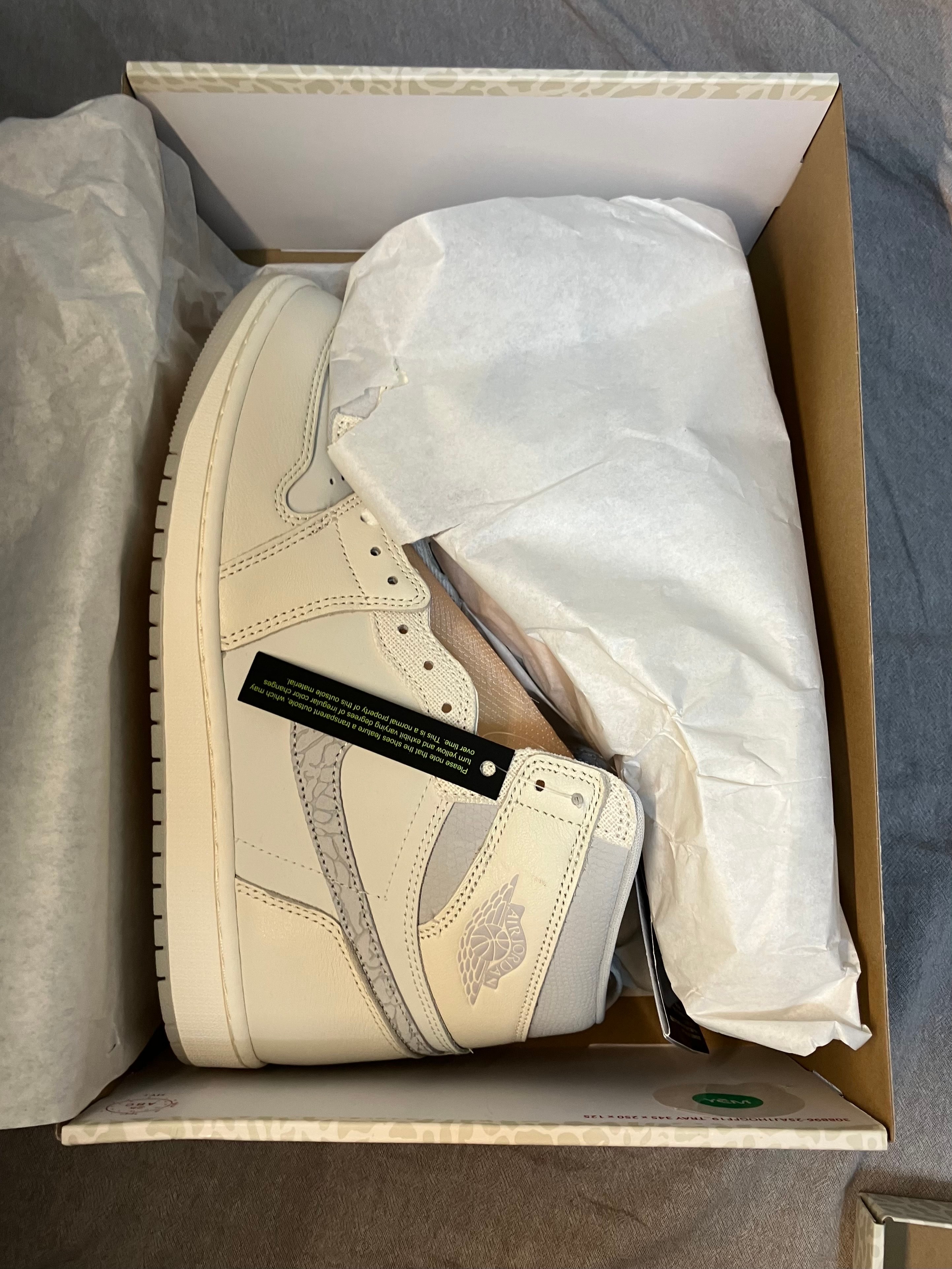 Nike Air Jordan 1 Retro High OG "Sail/Pale Ivory"