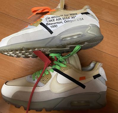 Off-White × Nike Air Max 90 "The 10/Sail"