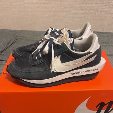 Fragment × sacai × Nike LD Waffle "Blackended Blue"
