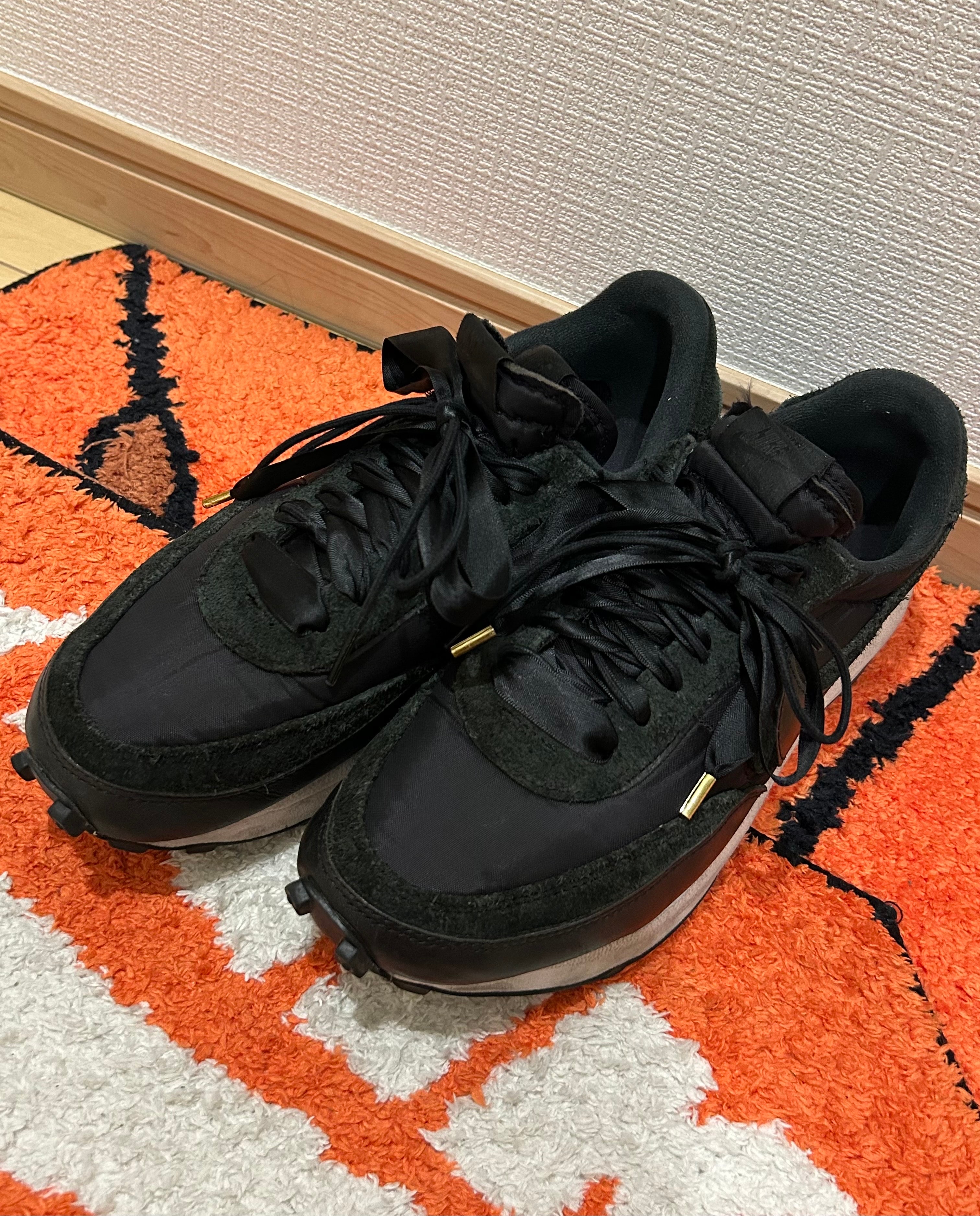 sacai × Nike LDV Waffle "Triple Black"