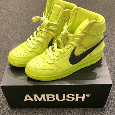 Ambush × Nike Dunk High "Flash Lime"