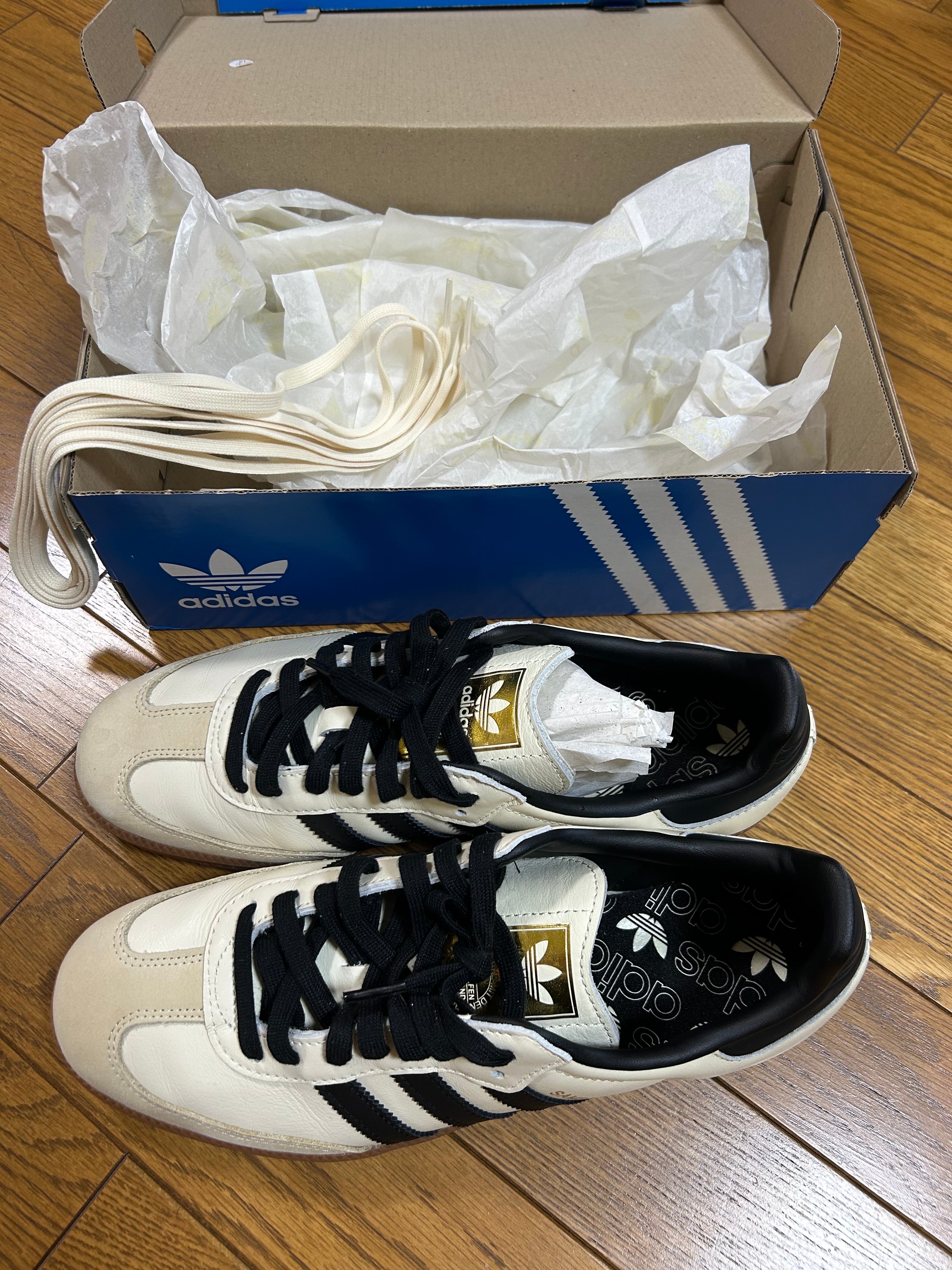 adidas Samba OG "Cloud White/Core Black/Clear Granite"