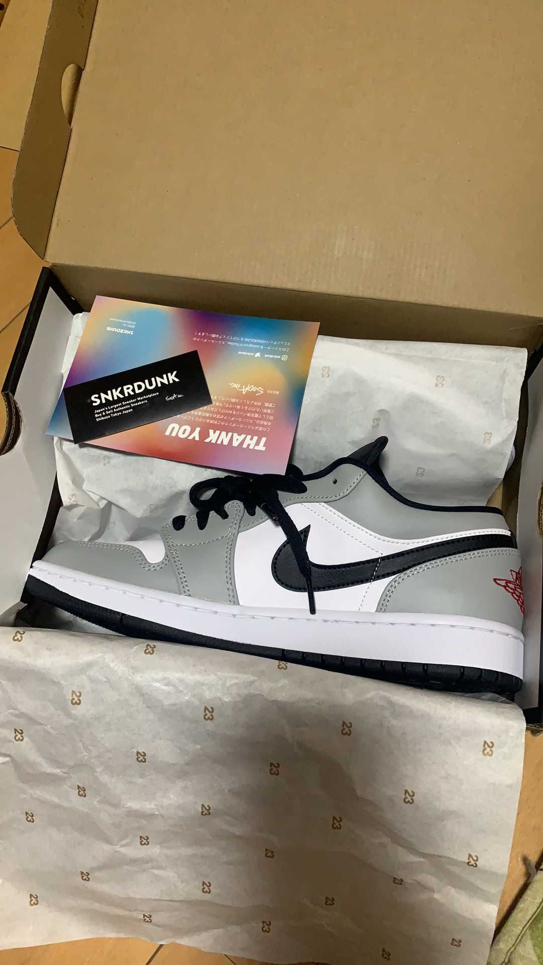 NIKE AIR JORDAN 1 LOW "LIGHT SMOKE GREY"